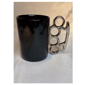 Black Brass Knuckle Mug